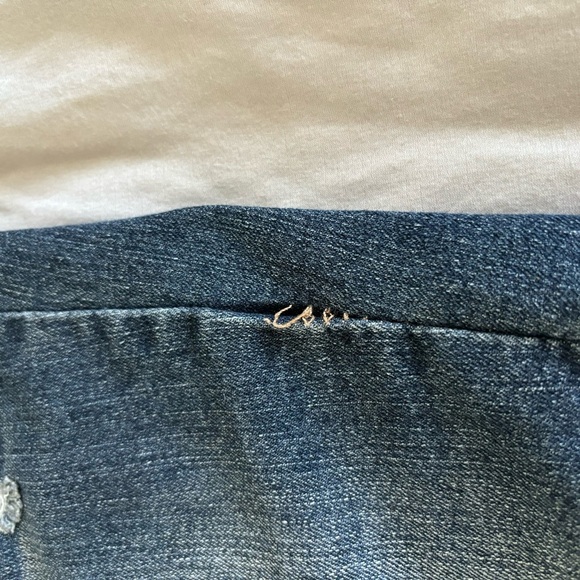 Women’s Arya Jeans distressed cut off Bermuda shorts size 5/6 - Picture 6 of 12